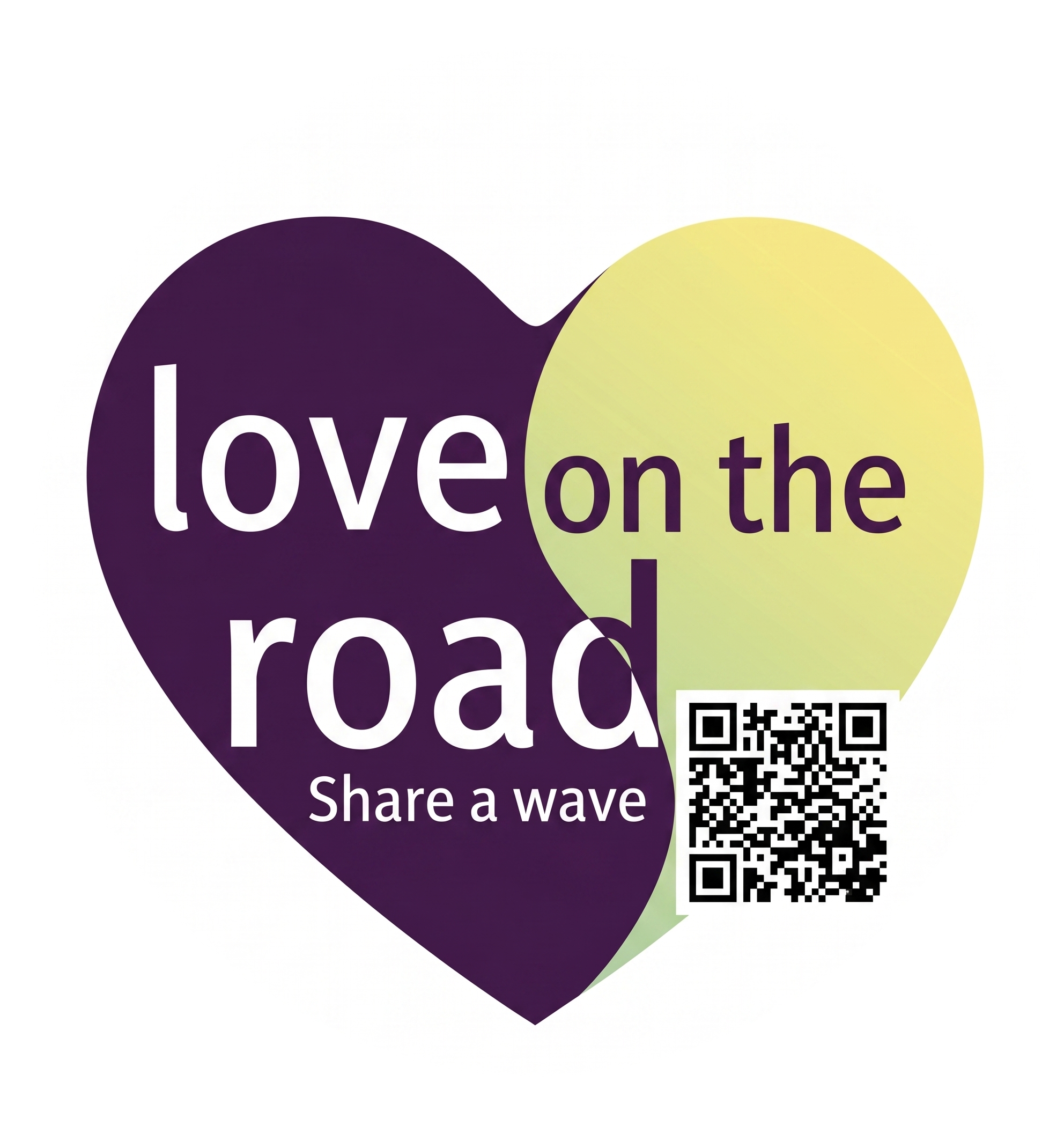 Love on the Road sticker design 9